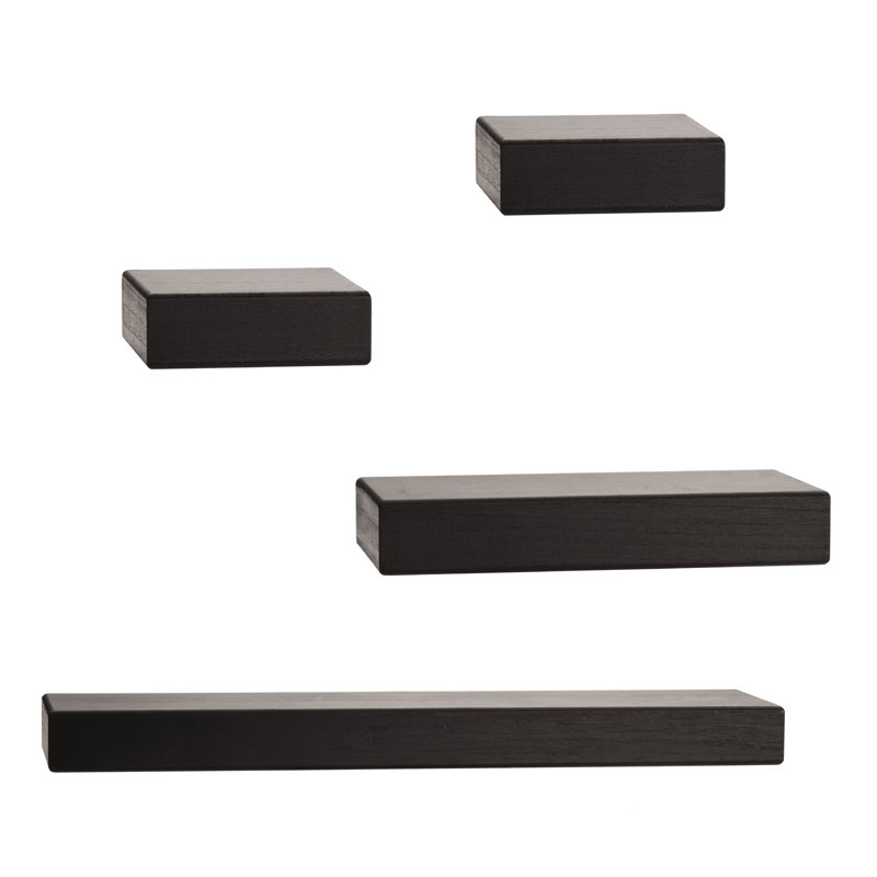 Chunky Ledge 4 Piece Floating Shelf Set & Reviews AllModern